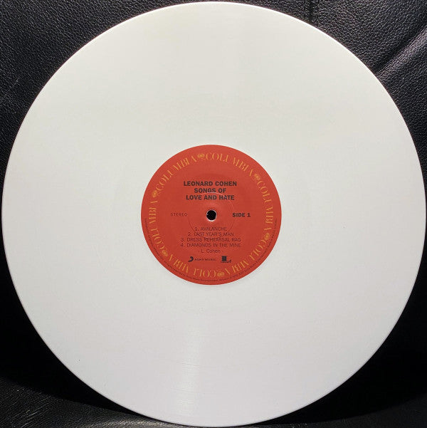 Leonard Cohen - Songs Of Love And Hate - Limited RSD White Vinyl