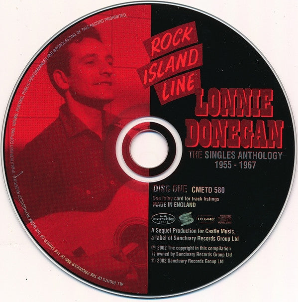 Lonnie Donegan - Rock Island Line - The Singles Anthology 1955-1967 (3xCD, Comp, RM)