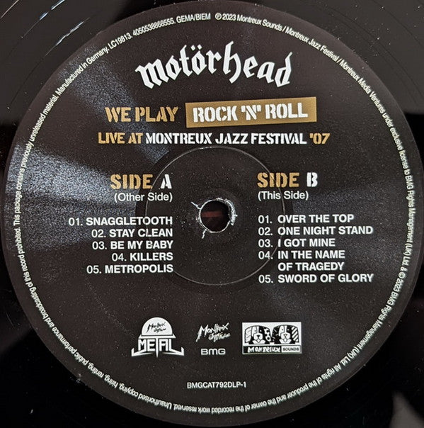 Motörhead - We Play Rock 'N' Roll (Live At Montreux Jazz Festival '07) (2xLP, Album)