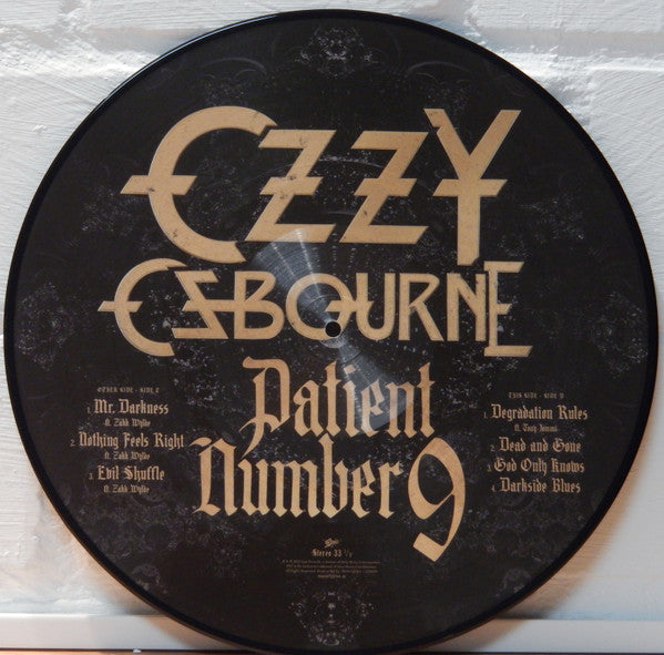 Ozzy Osbourne - Patient Number 9 : Limited 2LP Picture Disc Vinyl