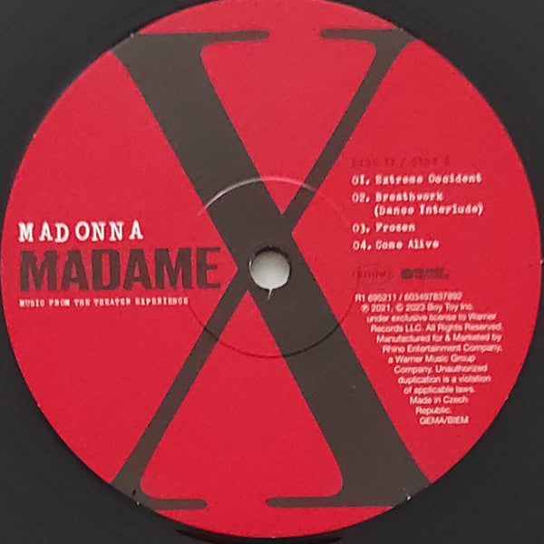 Madonna - Madame X (Music From The Theater Experience) (3xLP, Album, RE)