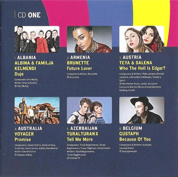 Various - Eurovision Song Contest United Kingdom Liverpool 2023 - United By Music (2xCD, Album, Comp)