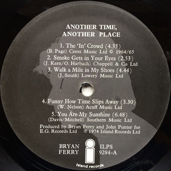 Bryan Ferry - Another Time, Another Place (LP, Album, Gat)