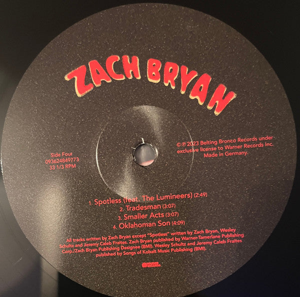 Zach Bryan - Zach Bryan (2xLP, Album)