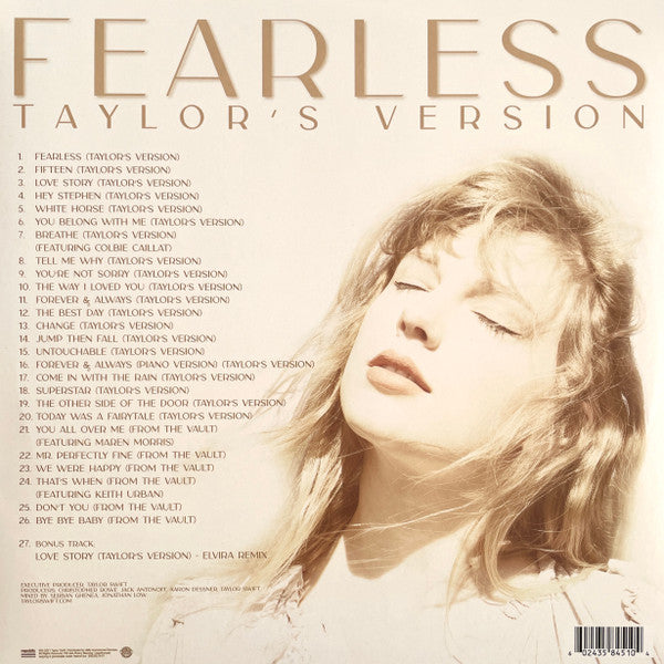 Taylor Swift - Fearless (Taylor's Version) : 3LP Gold Vinyl