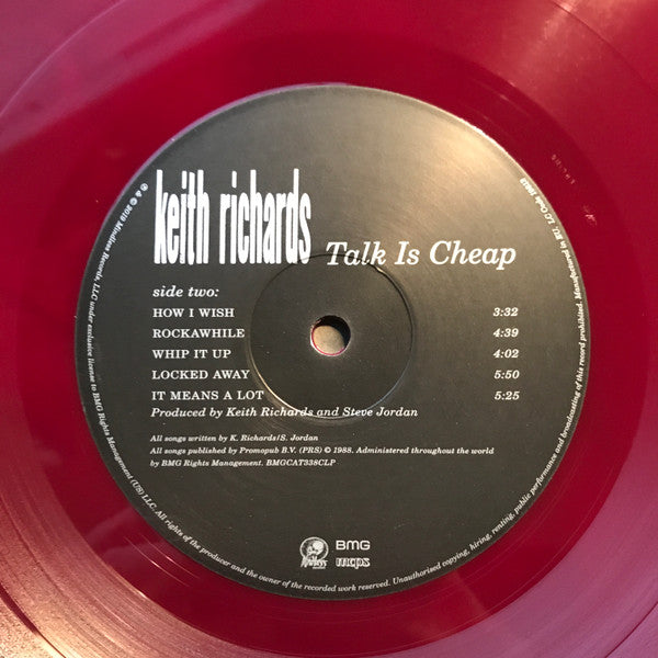 Keith Richards - Talk is Cheap - Limited Red Vinyl