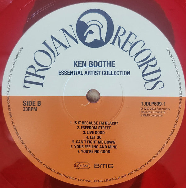 Ken Boothe - Essential Artist Collection  (2xLP, Comp, Red)