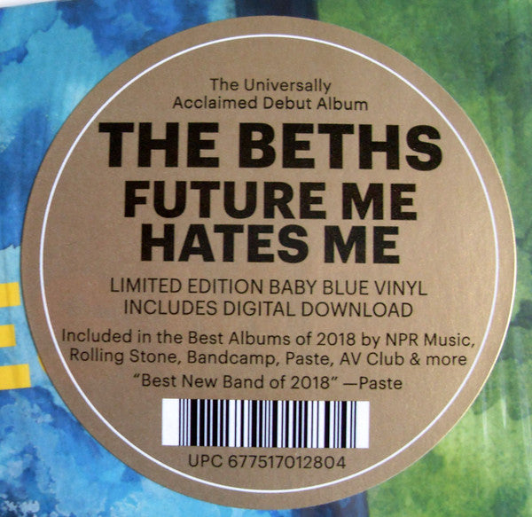 The Beths - Future Me Hates Me : Limited Baby Blue Vinyl