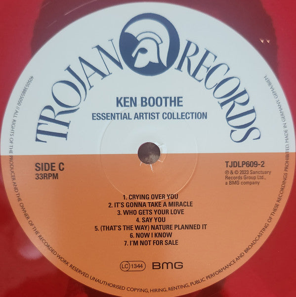 Ken Boothe - Essential Artist Collection  (2xLP, Comp, Red)