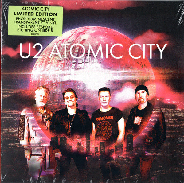 U2 - Atomic City - Limited, S/Sided, Etched 7" Vinyl