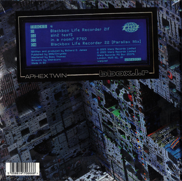 Aphex Twin - Blackbox Life Recorder 21f / In A Room7 F760 : CD